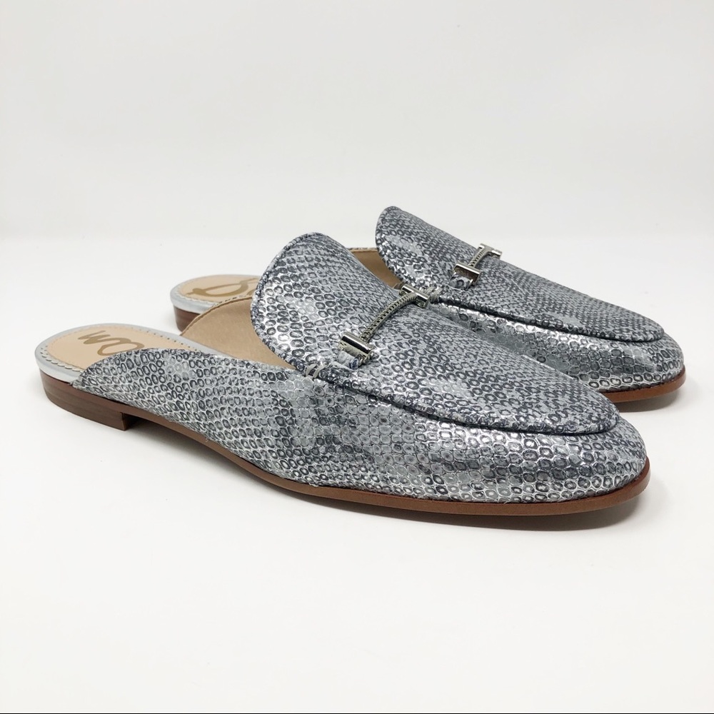 Sam Edelman Soft Silver Mules Size 9 - Picture 1 of 10